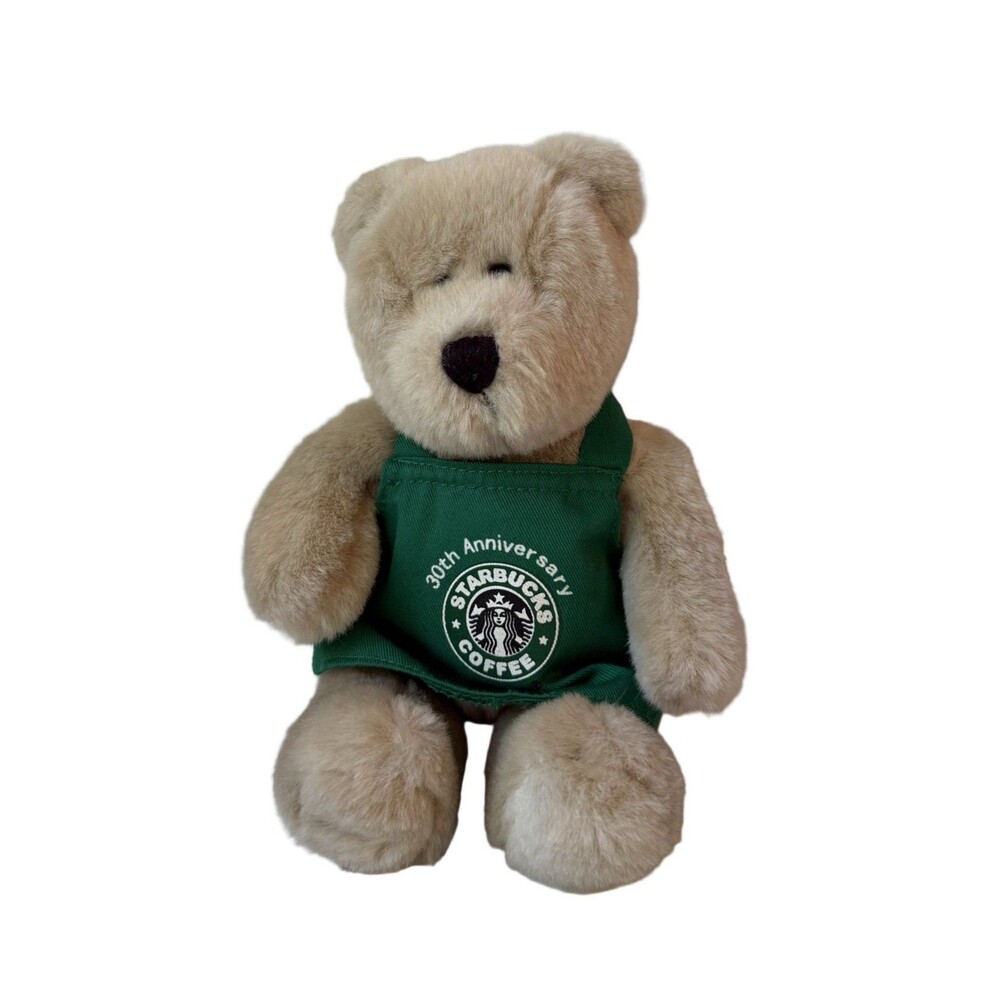 Starbucks 30th Anniversary Bearista Bear 2001 15th Edition Plush Toy 9.5"